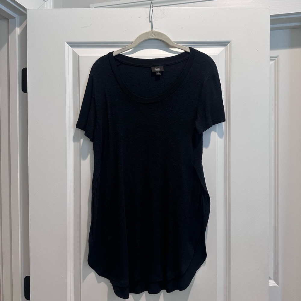 Massimo Black Short Sleeve Women's Tee